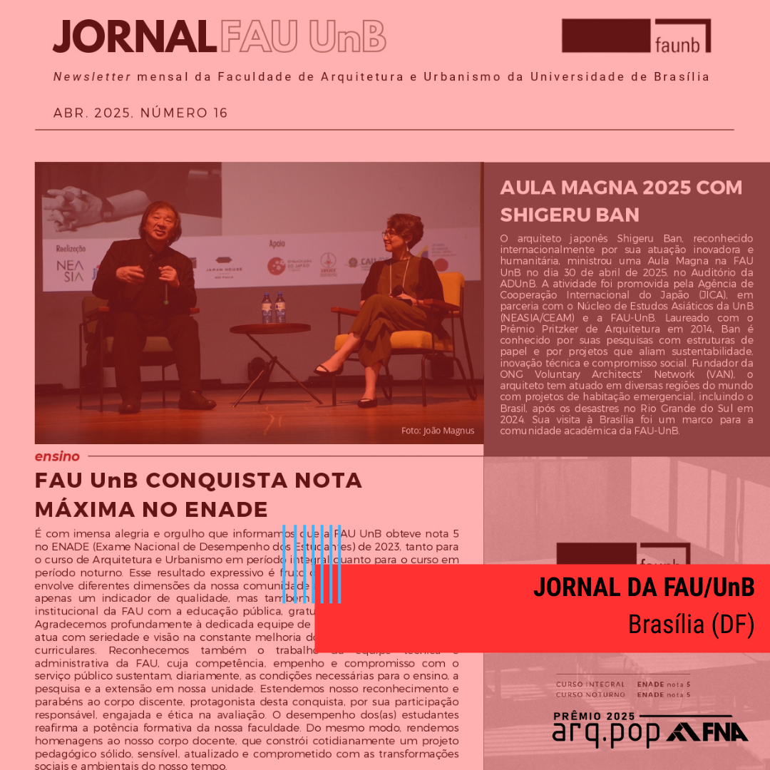 Jornal da FAU/UnB: comunicação, articulação e memória 